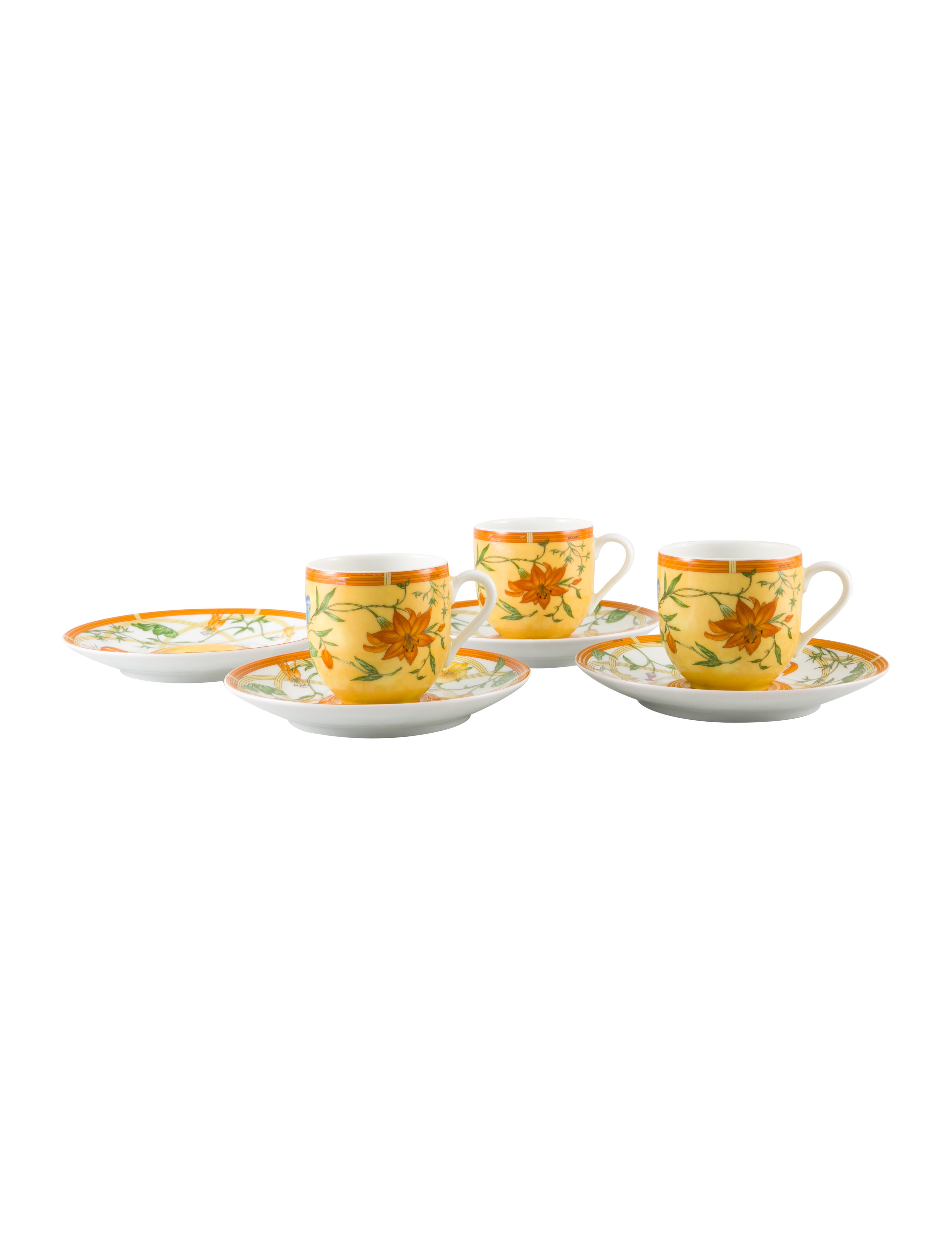 Hermès 7-Piece La Siesta Demitasse Set